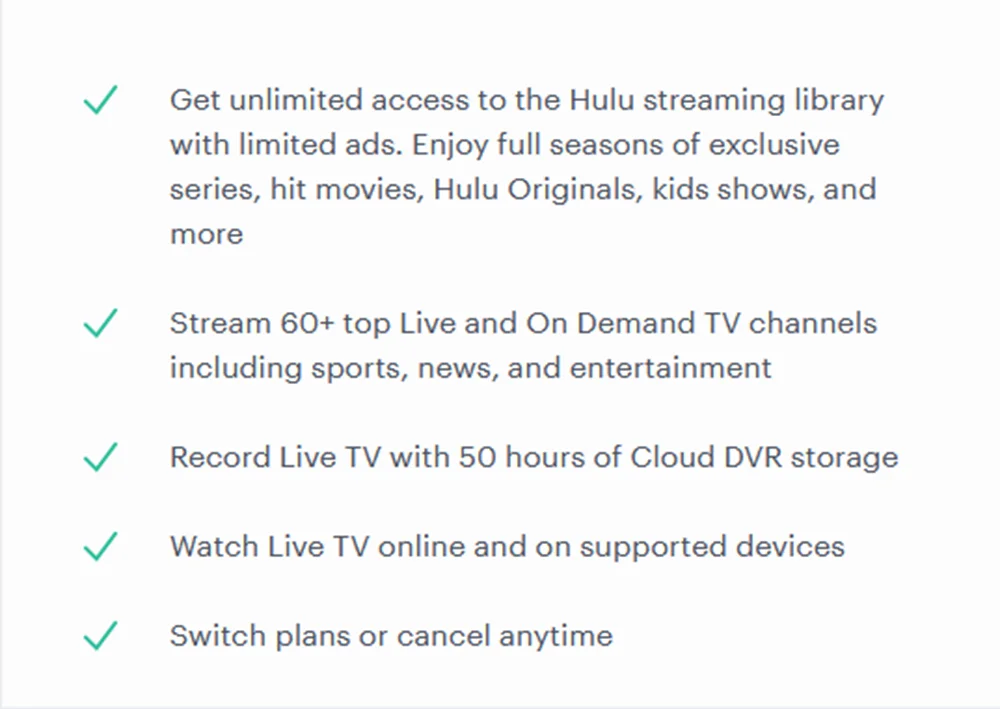 HULU Live tv 1 месяц 6 месяц 1 год гарантии для Smart tv Set top box Телефон tv stick Android для ПК ios