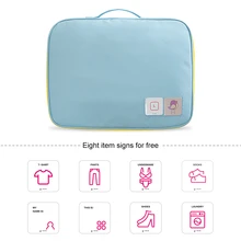 Дорожная сумка для хранения многофункциональная упаковка для одежды куб Органайзер для багажа с вывесками