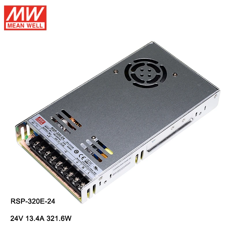 MEAN WELL RSP-320E-24 Switching Power Supply 24V DC 13.4A 320W Meanwell Transformer PFC | Обустройство дома