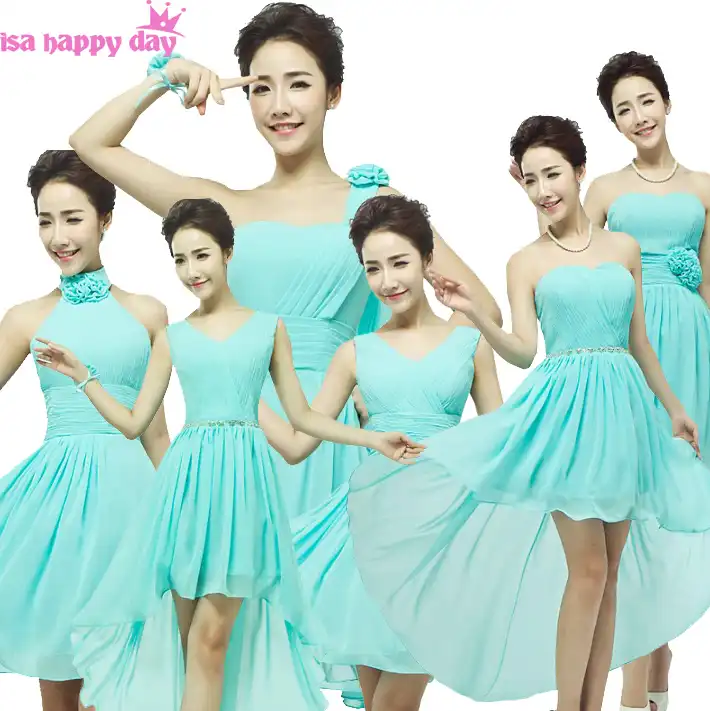 green short dress for wedding