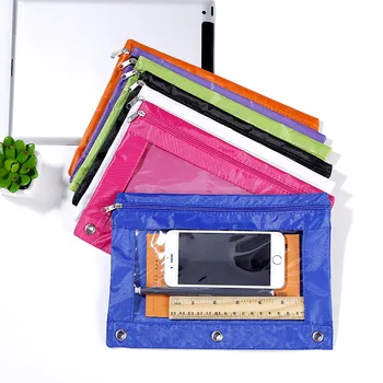 

1PC Zipper Briefcase File Holder Folder Mesh Organizer Office Pencil Bag Pencil Case Pouch Pencil Bag Office Students Teachers