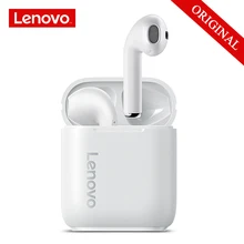 Lenovo LP2 Bluetooth 5.0 אוזניות עם מיקרופון סטריאו בס מגע בקרת ספורט אוזניות אלחוטי אוזניות עם טעינת מקרה