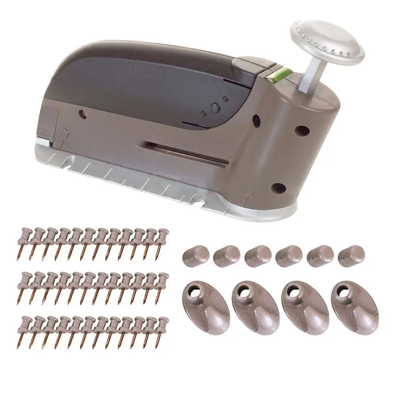 High Quality Hang Seamless Convenient Wall Studs Nail Picture Hook Hanging Gun As Seen on TV Decorative Tacks for Furniture |