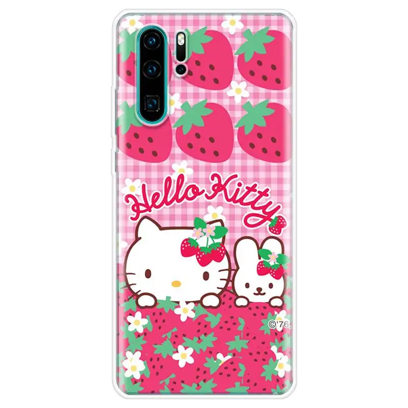 Мягкий чехол для телефона Erilles с рисунком hello kitty huawei P30 P20 P10 Lite Pro P Smart Z 2019 mate 30 10 20