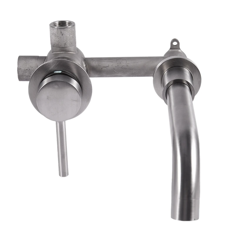 

Modern Stainless Steel Wall Basin Faucet Faucet Bathroom Kitchen Sink Faucet Rotating Faucet Bathtub Faucet