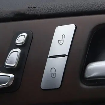 

Door Unlock Buttons Sequins Decoration Cover Stickers Trim for Mercedes Benz C E Class W204 W212 Auto Accessories