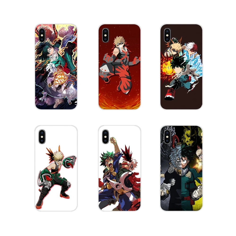 Цельный чехол из японского аниме My Hero Academia для Samsung Galaxy J1 J2 J3 J4 J5 J6 J7 J8 Plus 2018 Prime 2015 2016