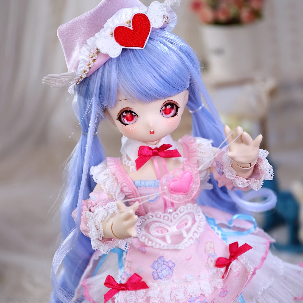 DreamFairy1st Generation1/4 BJD Anime Style 16 Inch Ball Jointed Doll Full Set Includes Clothes Shoes Kawaii Dolls for Girls MSD 2