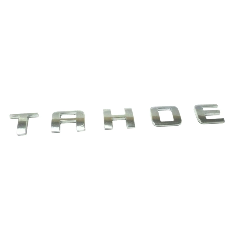 Для Chevrolet Tahoe боковые алюминиевые 3D буквы имя эмблема наклейки|Эмблемы| |