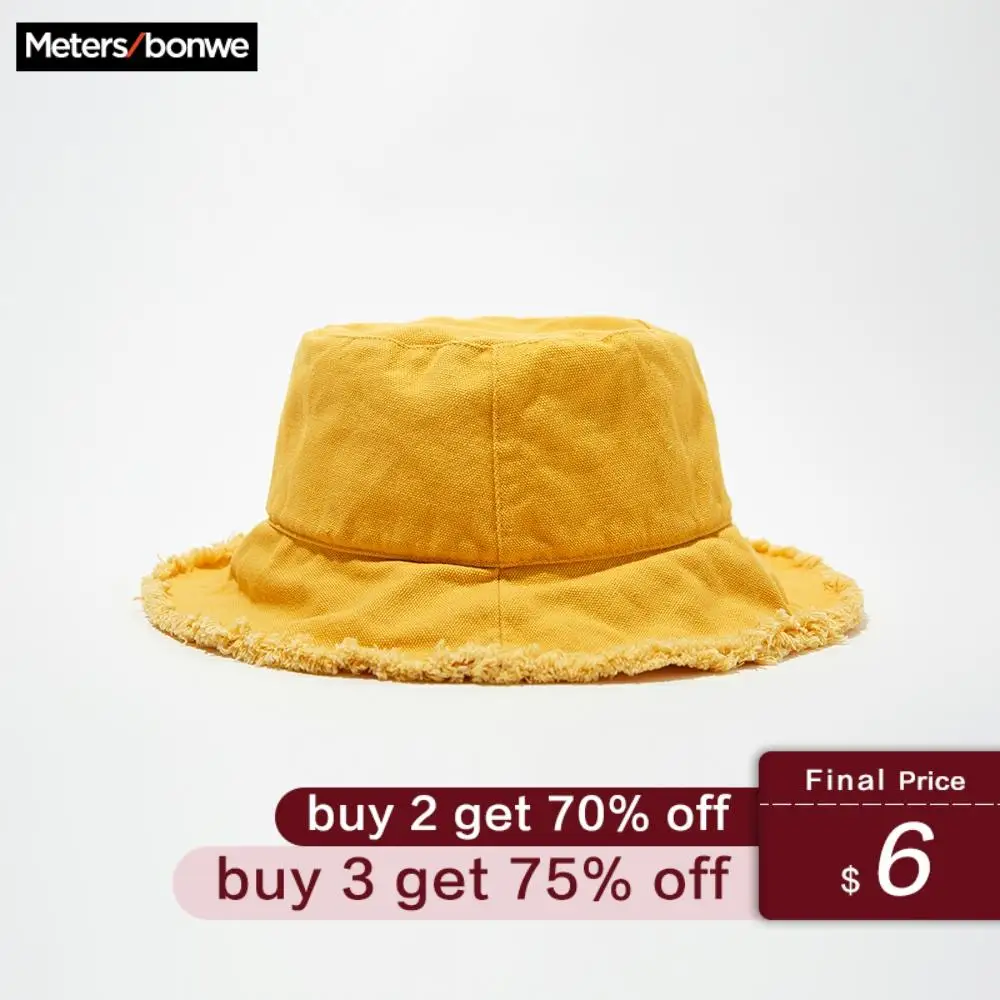 

Metersbonwe 2020 Spring New Foldable Bucket Hat Women Outdoor Sunscreen Fashion cute casual shade student fisherman hat women