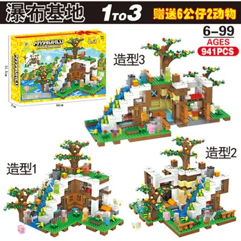 

k2020 toys for children minecraftinglys Building Blocks Compatible Figures Aminal Alex Action Brick Toys Children new mario