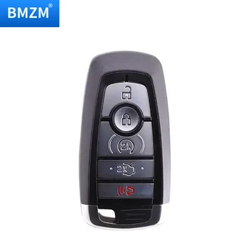 

BMZM 4+1 Buttons Smart Remote Car Key Suit for Ford with M3N-A2C93142600 902MHZ 49 Chip NCF2951F HU101 Blade