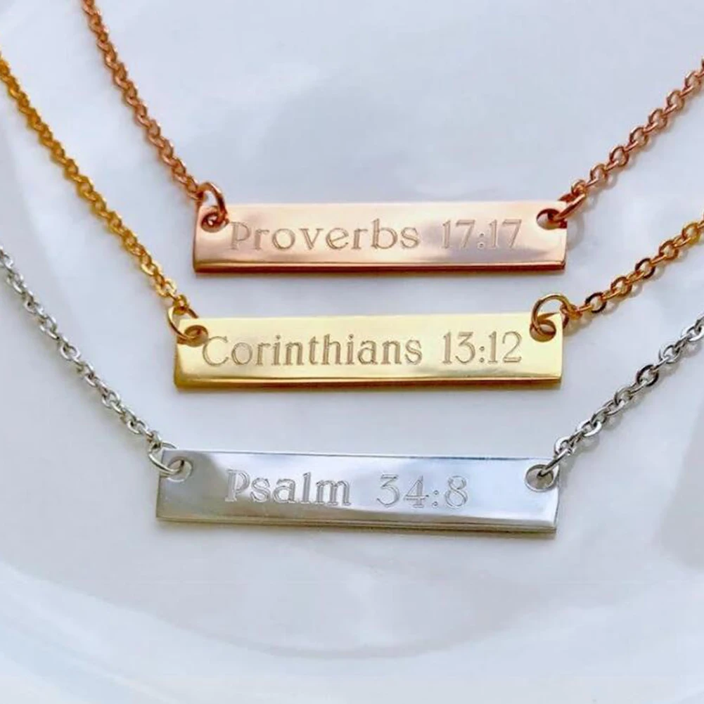 Großhandel 10 stücke Edelstahl Rechteck 5 Farben Custom Name Hund Tags Anhänger Gravierte Name Halskette Schmuck Dropship – Detail 6