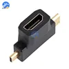 3 in 1 HDMI Female to Mini HDMI Male/Micro HDMI Male Adapter Converter Connector for Tablet PC TV HDMI Adapter ► Photo 3/5