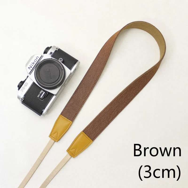 Brown-(3cm) BEIYANG высокое качество быстрого носить Скорость 3-х слойные Камера ремень мягкий плечевой ремень шеи ремень для Камера DSLR - Цвет: Brown-(3cm)