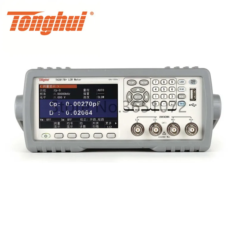 

TH2817B+ 50Hz-100kHz RLC Meter 10 Frequency Points with List Scan Function