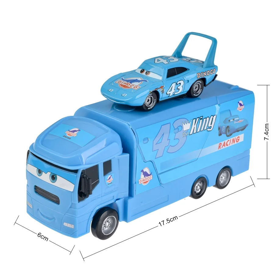 Совершенно новые автомобили disney Pixar Cars 2 Cars 3 Truck Mack Launcher пластиковая игрушечная машинка 1:55 Игрушечная модель автомобиля детские подарки на день рождения
