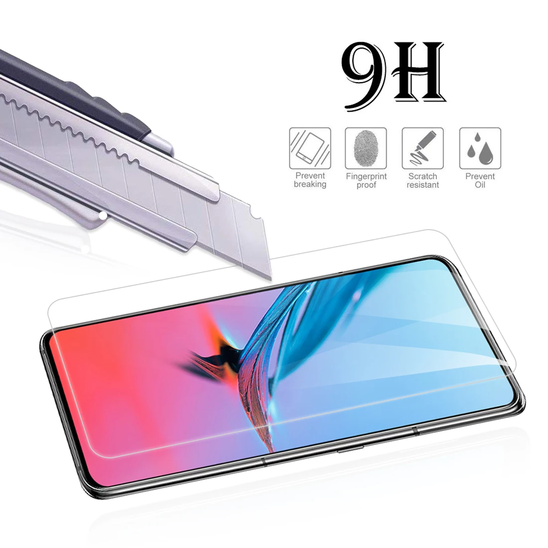 

Protective Film Tempered Glass Screen Protector Glass for Samsung A50 A70 A10 A30 A40 A20 A20e A30S A60 A80