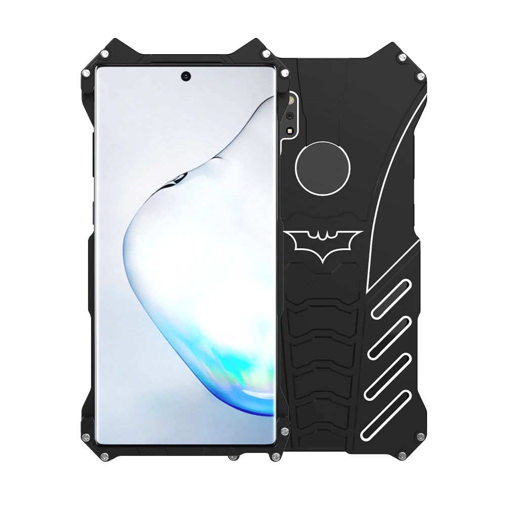 

S20 Ultra Case For Samsung Galaxy Note 10 Plus S20 Cover Shockproof Alumium Metal Back Funda for Samsung S20 Plus Note 8 9 Coque