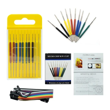 

Micro clip online connect the SOP/SOIC/TSSOP/TSOP/SSOP/MSOP/PLCC/QFP/TQFP/LQFP/SMD package pin for programming and test the chip