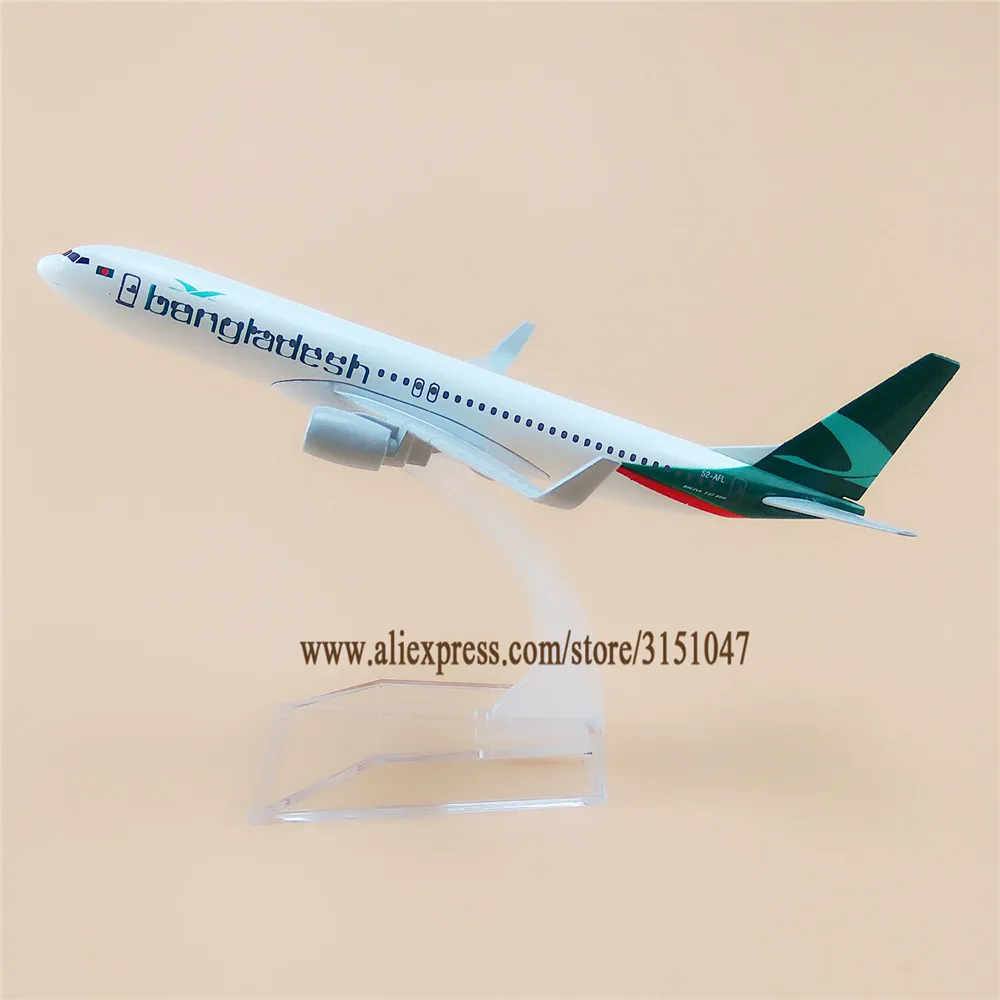 Сплав металла воздуха Бангладеш Boeing B737 737 авиалиний модель самолета Airways модель самолета Подарки 16 см