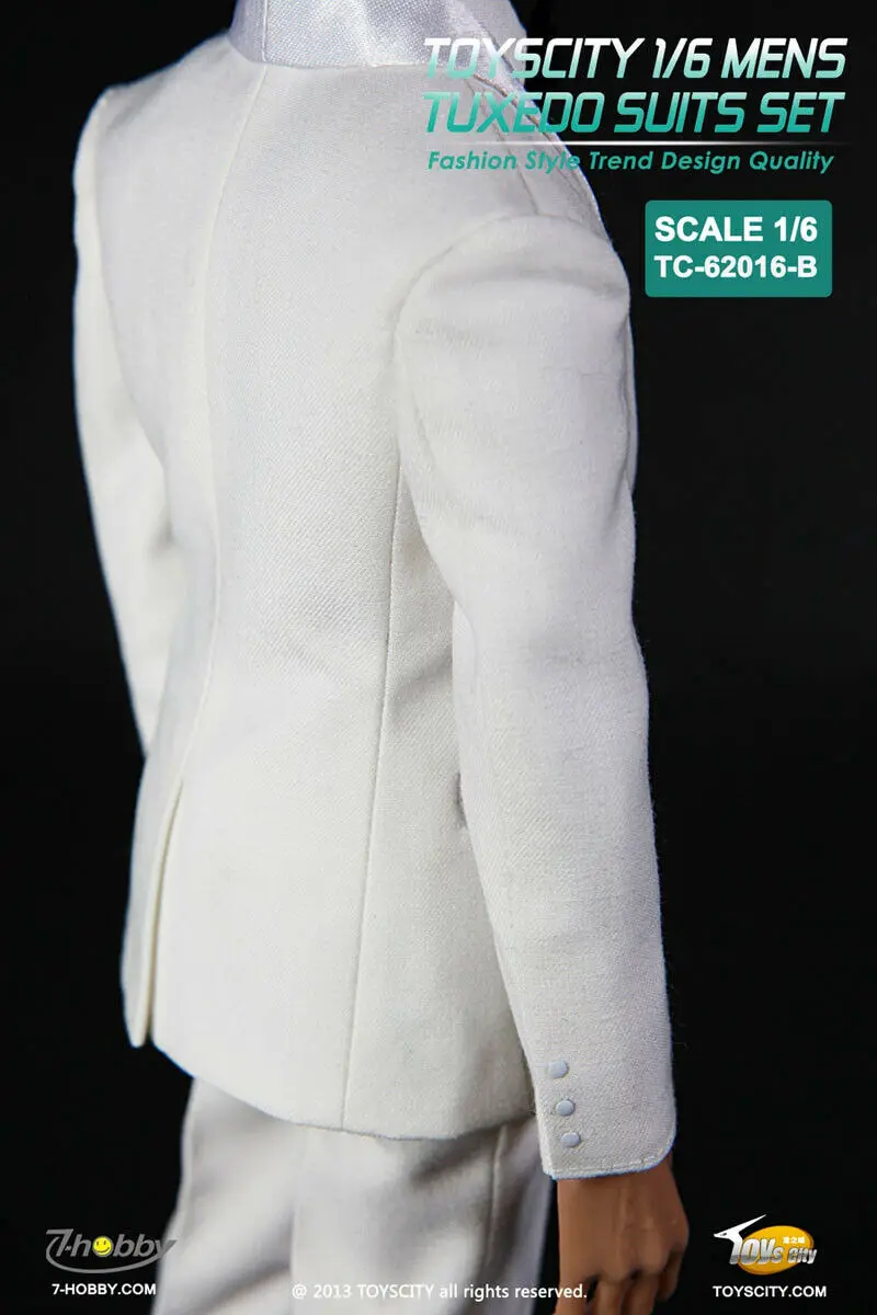 Игрушки город 1/6 масштаб TC 62016 ttl белый смокинг Костюмы Набор одежды подходит для 1" человек тело фигура