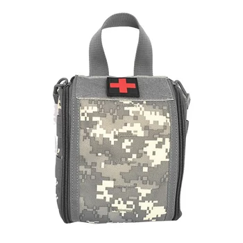 

Outdoor First Aid Kit Army Camouflage Hiking Climbing Medical Package Big Capacity Medical Supplies Storage Survival Kit Bag