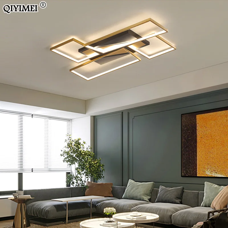

New Modern LED Chandelier Lights With Remote Control For Bedroom Living Dining Room Kitchen Home Lamps Indoor Lighting AC90-260V