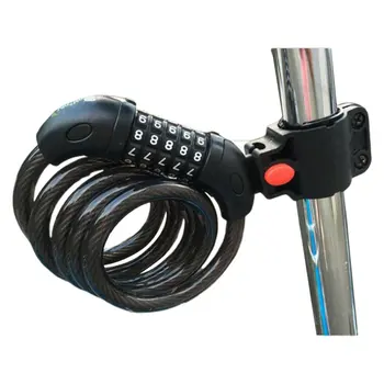 

Universal Safety Bicycle Lock 5 Digital Code Password Combination Lock Anti Theft Cycling Password Lock