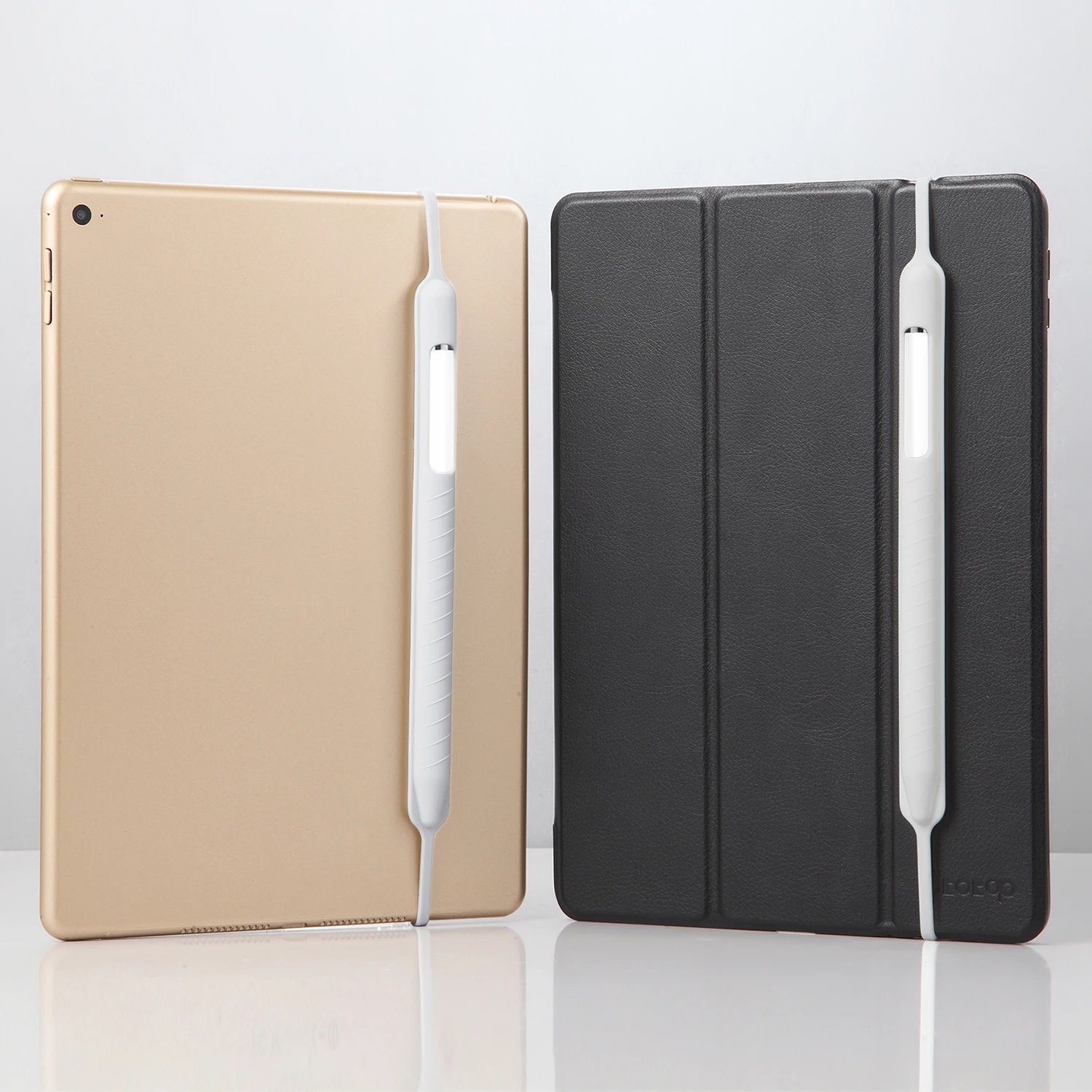 Силиконовый защитный чехол держатель с эластичным ремешком для Apple Pencil iPencil 1 2