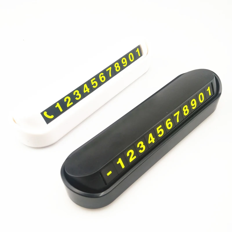 Временная парковочная карточка Tancredy для стайлинга автомобиля, текстурная табличка с номером телефона из искусственной кожи, карточка с номером телефона, автомобильная наклейка