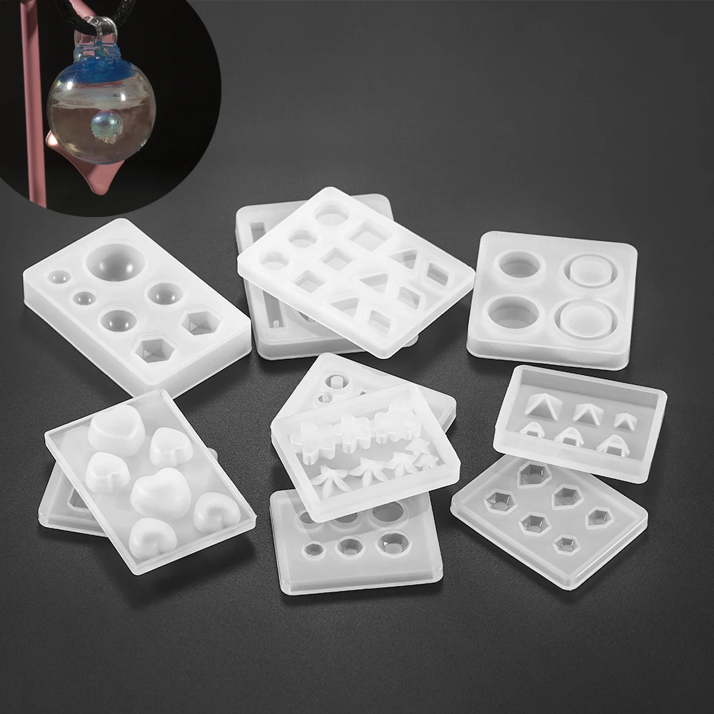 1Pcs Stars Heart Resin Molds Epoxy Mixed Style Silicone Casting Molds For DIY Jewelry Making Findings Accessories Supplies