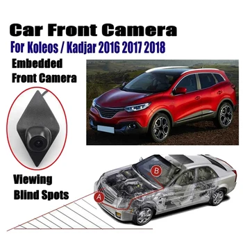 

Car Front Grille View Camera Dead Zone Blind Spots Waterproof Parking Camera for Renault Koleos Kadjar