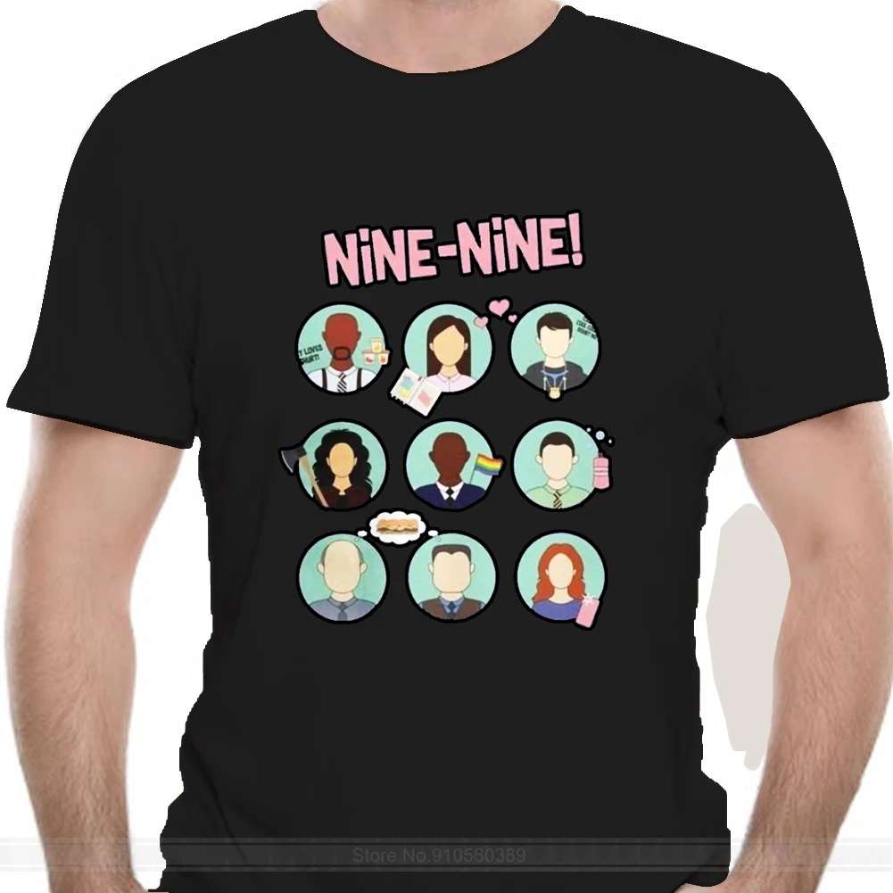Забавная футболка Brooklyn Nine-Nine Team Мужская модная мужская хлопковая брендовая teeshirt |
