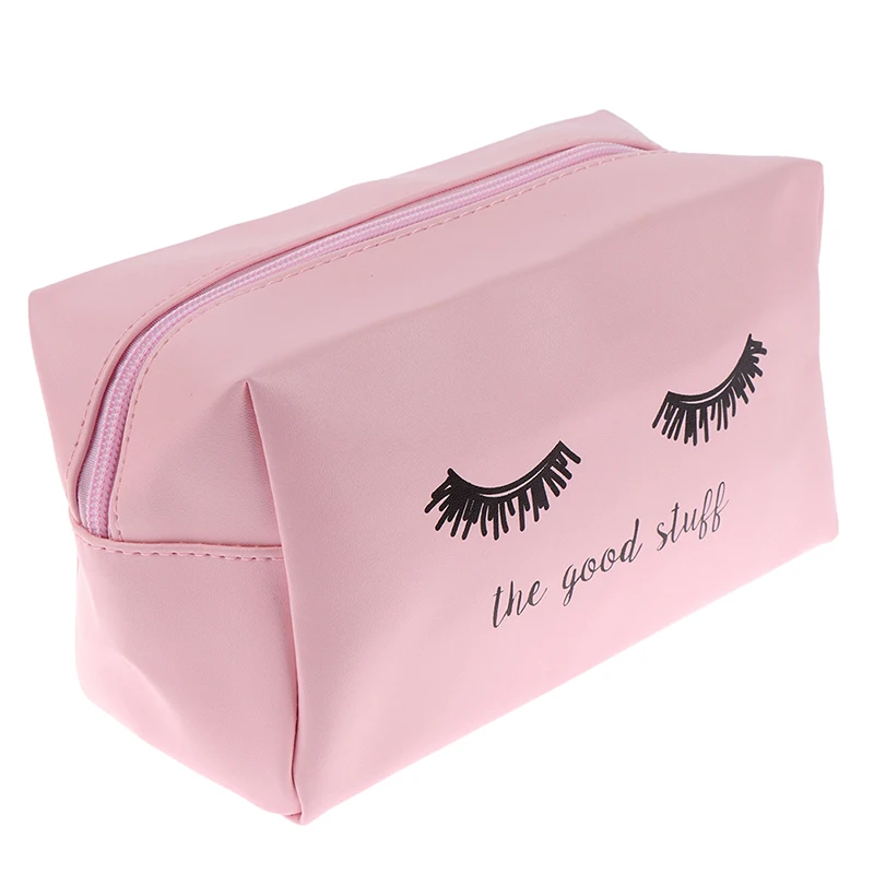 1 шт. 18,5*8,5*10,5 см розовая сумка ресницы косметические сумки ПУ макияж Чехол косметический Органайзер для путешествий