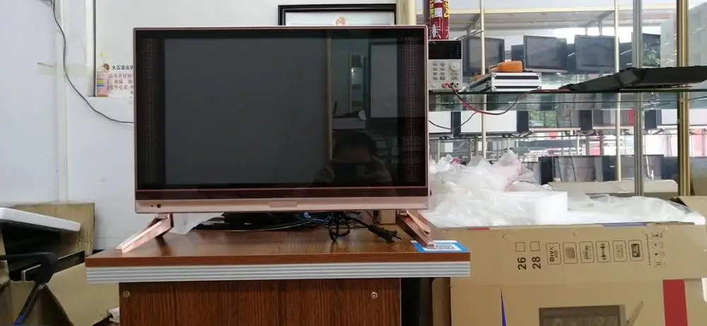 21.5 인치 lcd 모니터 1024*768p 및 다국어 TV DVB t2 LED TV, tv용