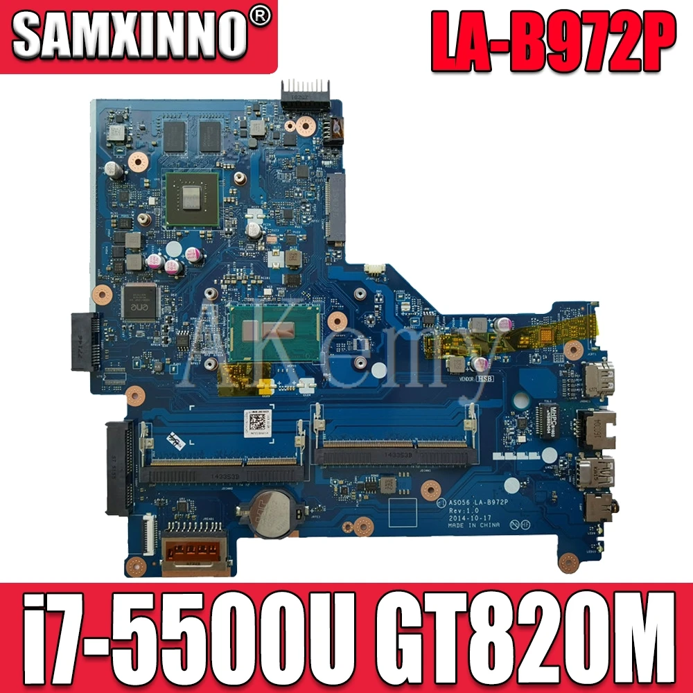 ^*Best Offers LA-B972P motherboard for HP 15-R LA-B972P Laptop Motherboard 795814-001 795814-501 I7-5500U CPU original tested 100% ^*Best Offers LA-B972P motherboard for HP 15-R LA-B972P Laptop Motherboard 795814-001 795814-501 I7-5500U CPU original tested 100%