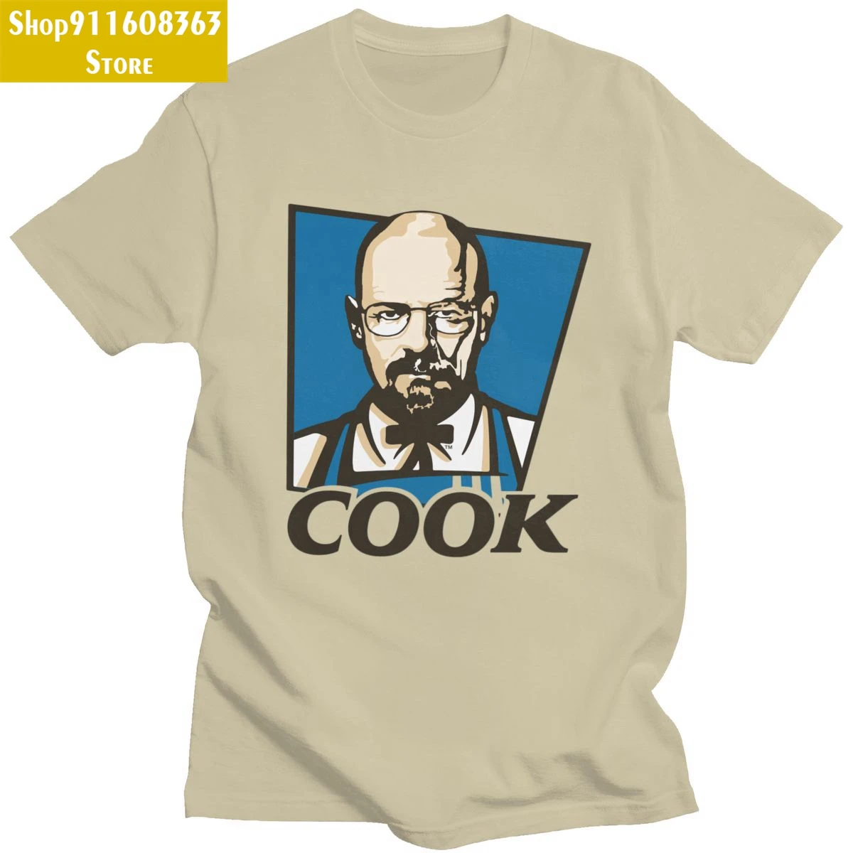 Humor Breaking Bad футболка Уолтер белая для Для мужчин 100% хлопок с короткими рукавами