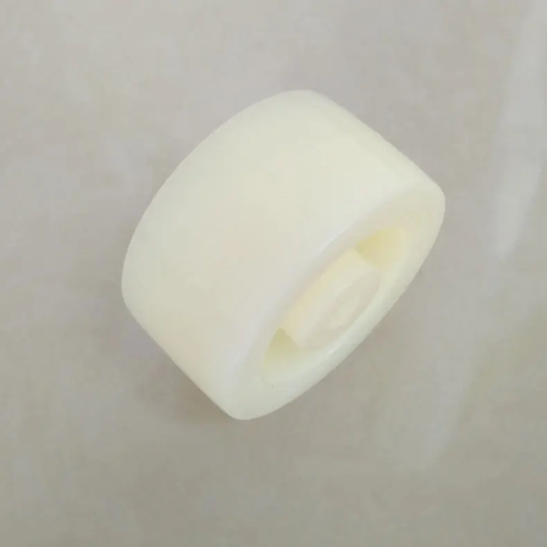 Wholesale 2-Inch Fatty Single Wheel Wear-Resistant Nylon Light Wheels White PP Plastic Wheel Piece Furniture Sofa Truckle