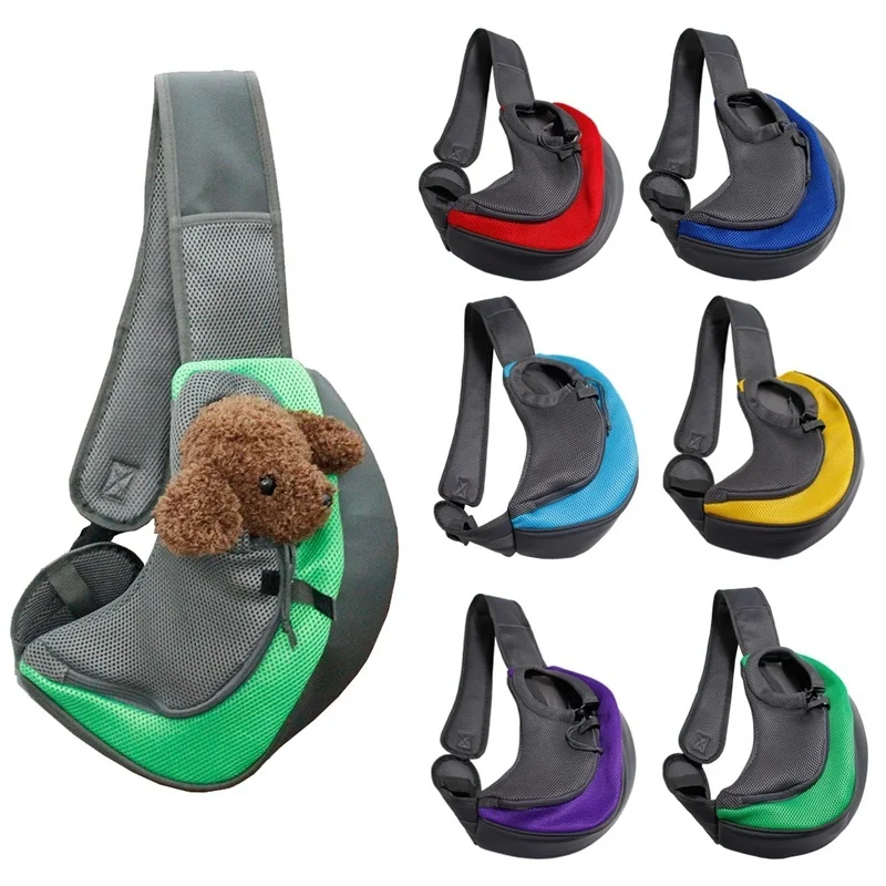 Pet Dog Cat Sling Carrier Breathable Travel Safe Bag Puppy Kitten Outdoor Mesh Oxford Handbag Backpack Supplies |