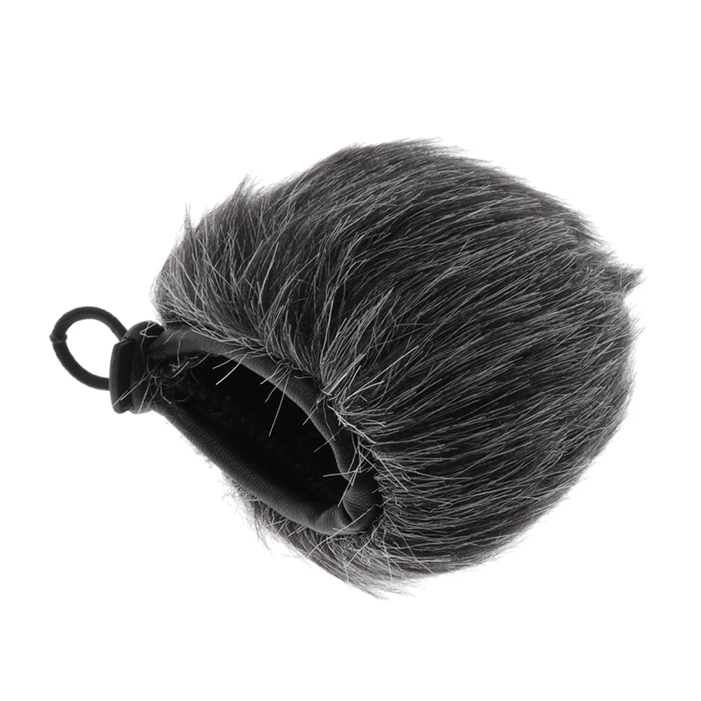 Outdoor Furry Microphone Windscreen Muff fits Zoom H1 Mic Windscreen Wind Cover for Zoom H1 and More