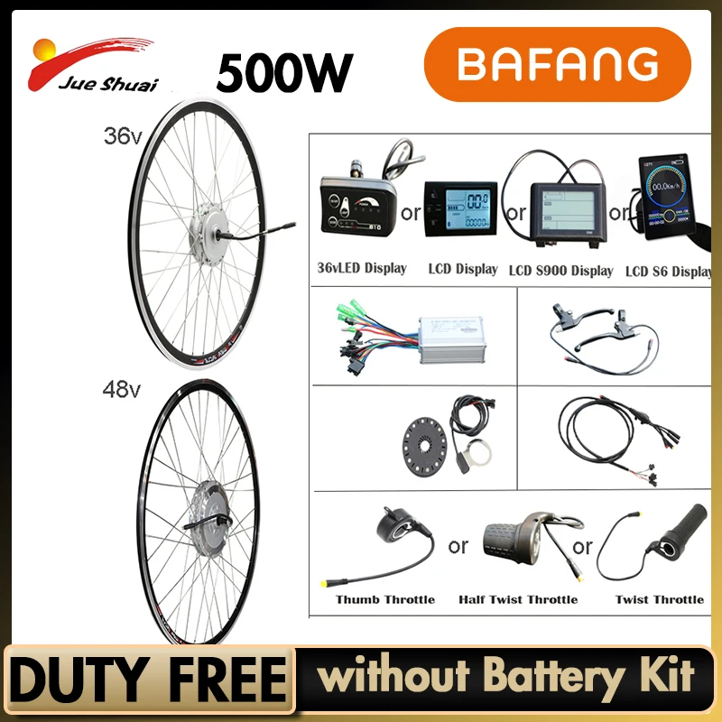 Bafang Electric Bicycle Retrofit Kit Bluetooth 36 / 48v 250w 350w 500w