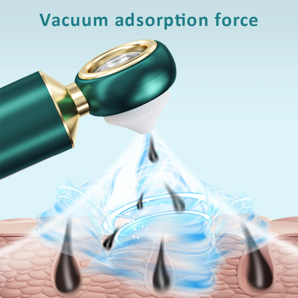 Blackhead Pore Vacuum Cleaner Remover Upgraded Facial Pore Cleaner Acne Comedone Whitehead Extractor Blackhead Remover Kit