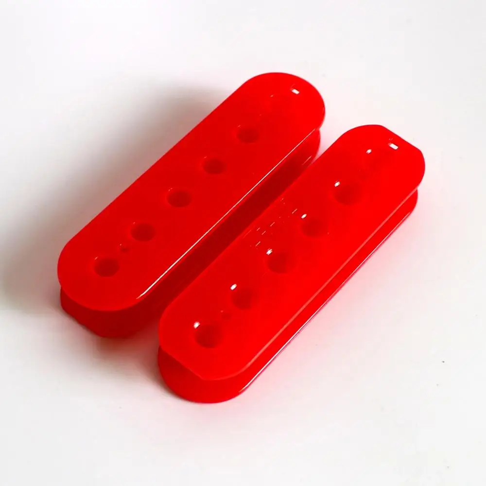 4 шт./упак. ПК материал доступно больше цветов гитарный звукосниматель «хамбакер» бобины 50 мм+ УФ-фильтр 52 мм с комплектом Гитары пикап-бобины электрогитара пикапы - Цвет: Red