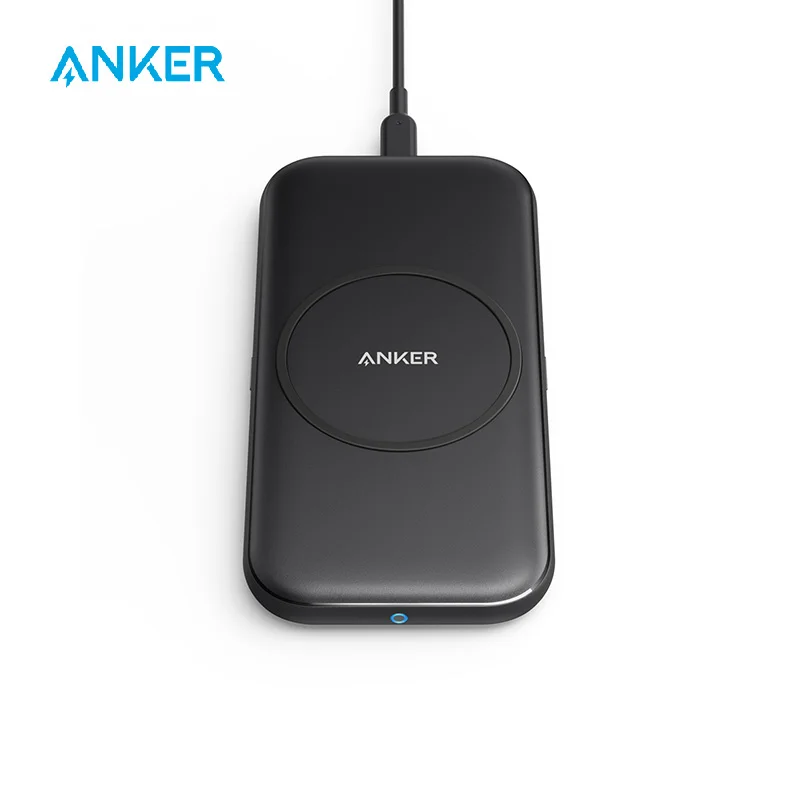 Беспроводное зарядное устройство Anker, базовая панель PowerWave, сертифицированная Qi, 7,5 Вт для iPhone 11, 10 Вт для Galaxy S10 и более (без адаптера переменного тока)|Беспроводные зарядные устройства| | АлиЭкспресс