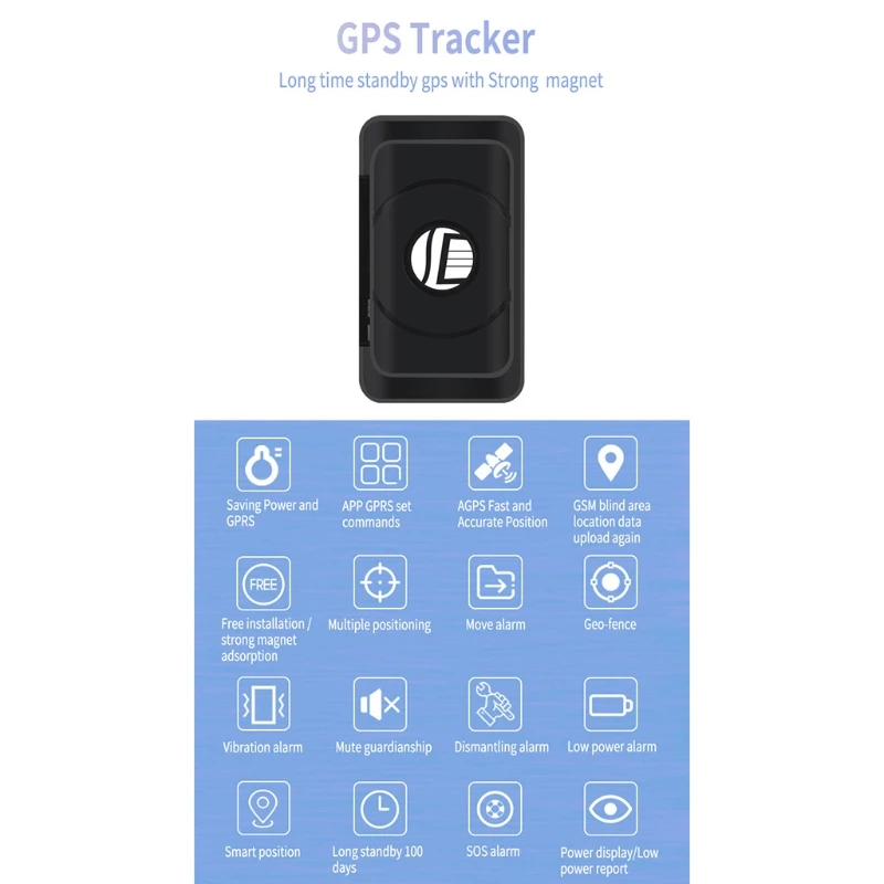 

Vehicle Trucks Tracker Anti Lost GPS/GPRS/GSM Monitoring System Locator Free App R2JB