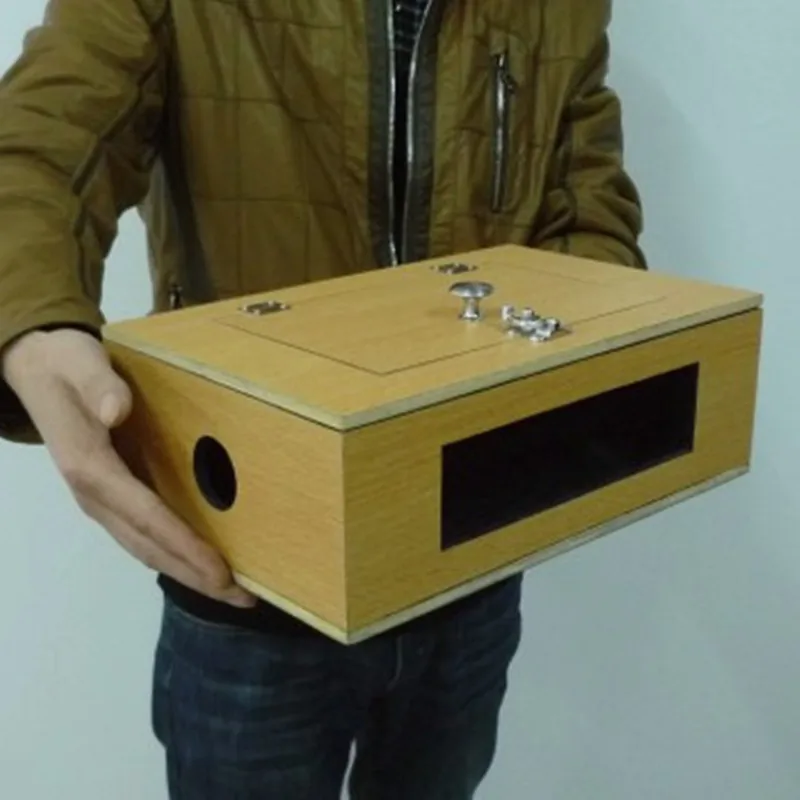 See Thru Tip - Over Box (Wooden) Dove box Flip Vanish Magic Tricks Magician Stage Illusions Gimmick Props Magia Toys | Игрушки и хобби