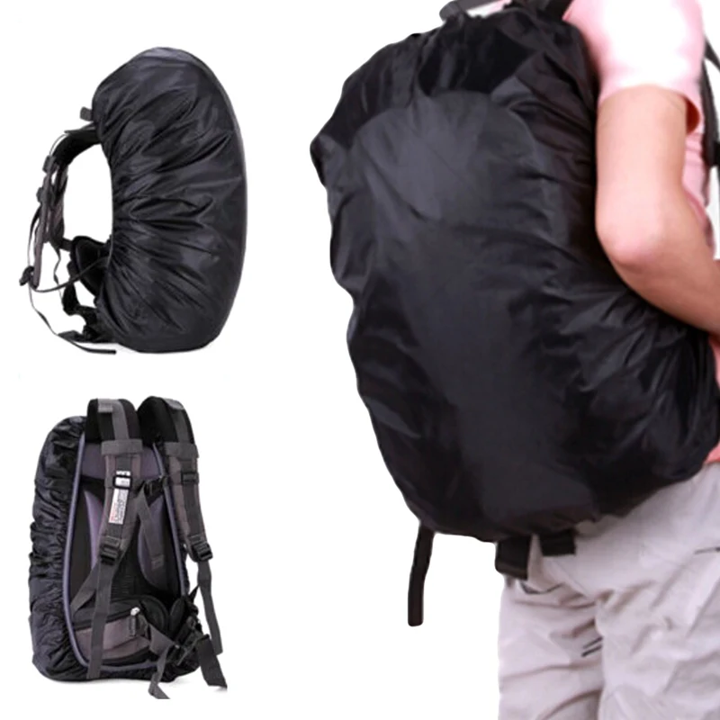 

High Rating Reflective Light Raincoat Backpack Rain Cover Waterproof Rain Poncho Ultralight Shoulder Bag Backpack Raincoat