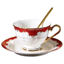 Эмалированная кофейная чашка, набор с блюдцем, китайская кость, Королевский классический костяной фарфор, Xicara De Cafe De Porcelana, керамическая чайная чашка, Китай, HH50BD