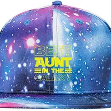Лучшая бейсбольная кепка "тетя в Галактике", "Звездное небо", унисекс, "папа", Регулируемая Кепка "галактика", синяя